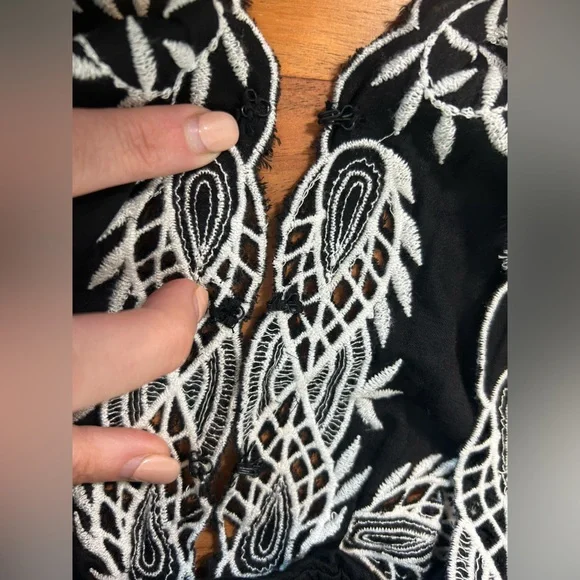 Free People Weila Embroidered Romper - Picture 12 of 17